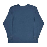 Carhartt Long Sleeve T-Shirt - XL Blue Cotton