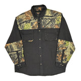 For The Outdoorsmen Trail Crest Camo Shirt - XL Black Cotton