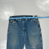 Dickies Double Knee Carpenter Jeans - 36W 30L Blue Cotton