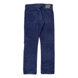 Levis Slim Cord Pants - 31″ Waist Blue Cotton Blend
