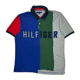 Tommy Hilfiger Polo Shirt - XL Multicoloured Cotton
