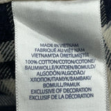Age 10-12 Polo By Ralph Lauren Checked Flannel Shirt - Medium Black & White Cotton