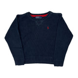 Age 5 Polo By Ralph Lauren Sweater - Small Navy Cotton