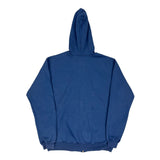 Carhartt Hoodie - Large Blue Cotton Blend