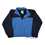 New Balance Windbreaker - Large Blue Nylon