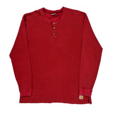 Carhartt Long Sleeve T-Shirt - XL Red Cotton
