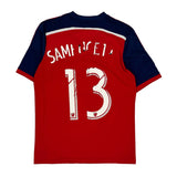 Age 15-16 Chicago Fire Adidas Football Shirt - XL Red Polyester