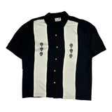 Havana Hawaiian Shirt - XL Black & White Cotton