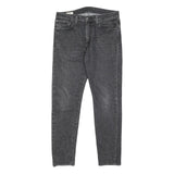 LEVI'S 512 BIG E Mens Jeans Black Slim Skinny Denim Medium W33 L32