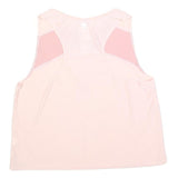 DOMYOS Womens Pink & Light Pink Sporty Sleeveless Round Neck T-Shirt M