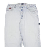 TOMMY JEANS Mens Jeans Light Blue Loose Straight Denim W40 L30 Casual Retro