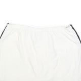 NIKE Womens White & Black Sports Skort Short Polyester Blend Size S Athletic