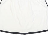 NIKE Womens White & Black Sports Skort Short Polyester Blend Size S Athletic