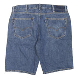 LEVI'S Mens Denim Blue Casual Shorts XL W40 Classic Cotton Blend Relaxed Fit