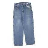 DICKIES Mens Jeans Blue Regular Straight Denim Light W32 L30 Workwear Casual