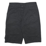 DICKIES Mens Shorts Black Casual L W36 Workwear Polyester Blend