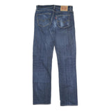 LEVI'S 504 Mens Jeans Blue Slim Straight Denim Medium W32 L36 Classic Fit