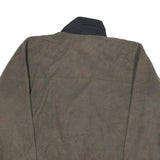 THE NORTH FACE Womens Grey & Black Zip Up Fleece Jacket M Polyester Outdoor