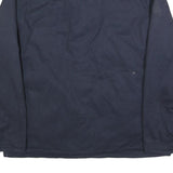 NAUTICA Mens Navy Blue Reversible Zip Jacket L Polyester Blend Plain Casual