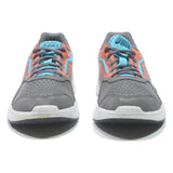 ASICS Rapid Womens Trainers Low Top Synthetic UK 8.5 Grey & Orange Lightweight