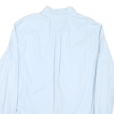 NAUTICA Mens Blue Cotton Blend Shirt M Button-Down Collar Long Sleeve Casual