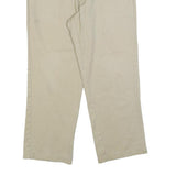 DICKIES Mens Cotton Blend Beige Regular Straight Trousers W34 L28 Classic