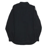 ZAZZI Mens Black & White Pattern Long Sleeve Shirt L Viscose Button Collar