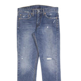 LEVI'S 511 Slim Mens Jeans Blue Slim Straight Denim Medium W32 L32 Casual Wear