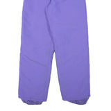 Purple Womens Relaxed Fit Straight Leg Trousers W26 L28 Casual Polyester Blend