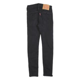 LEVI'S 519 Mens Jeans Black Slim Skinny Denim Raw W30 L28 Slim Fit Zip