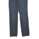 LEVI'S Womens Cotton Blend Blue Slim Straight Trousers W27 L32 Casual Stylish