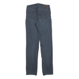 LEVI'S Womens Cotton Blend Blue Slim Straight Trousers W27 L32 Casual Stylish