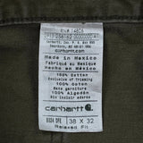 Carhartt Carpenter Trousers - 39W 32L Khaki Cotton