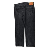 501 Levis Jeans - 36W 30L Black Cotton