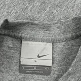 Nike T-Shirt - Large Gray Cotton