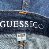 Guess Skinny Jeans - 29W UK 10 Dark Wash Cotton Blend