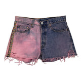 Levis Denim Shorts - 30W UK 10 Blue Cotton