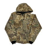 Made In USA K Products Camo Jacket - Medium Brown Cotton Blend