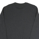 PUMA Mens Black Cotton Blend Crew Neck Sweatshirt S Logo Casual Athleisure