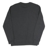 PUMA Mens Black Cotton Blend Crew Neck Sweatshirt S Logo Casual Athleisure