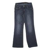 Womens Regular Fit Blue Denim Jeans W32 L32 Zip Cotton Blend Classic Stylish