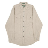 STILLWATER SUPPLY CO Mens Beige Cotton Shirt L Button Chest Pocket Casual