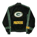 Green Bay Packers Nfl Football Bomber Jacket - XL Black Polyester