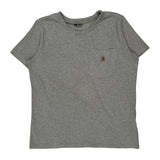 Carhartt T-Shirt - Large Gray Cotton