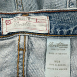 Levis Denim Shorts - 32W 9L Light Wash Cotton