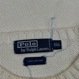 Polo By Ralph Lauren Sweater - 2XL Cream Cotton