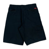 Dickies Cargo Shorts - 37W 12L Black Cotton