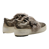 MICHAEL KORS Loafer Shoes Beige Synthetic Womens UK 8