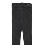 LEVI'S Womens Jeans Black Slim Skinny Denim Medium Wash W28 L29 Stretch Zip