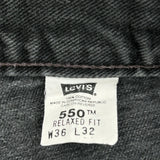 Levis Jeans - 34W 32L Black Cotton
